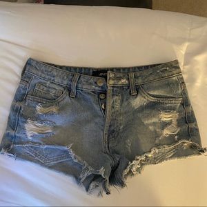 Vervet denim shorts